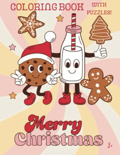 Christmas Coloring Book for kids: 40+ Big and Easy Coloring Designs with Santa, Reindeer, Presents and More!