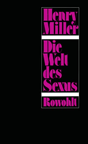 Die Welt des Sexus von Rowohlt Buchverlag
