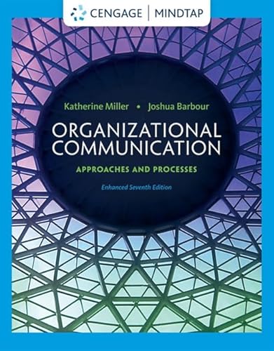 Organizational Communication: Approaches and Processes von WADSWORTH