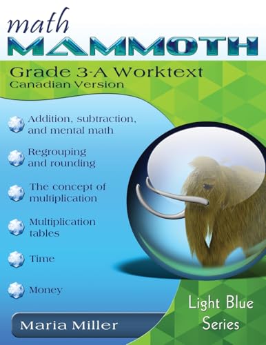 Math Mammoth Grade 3-A Worktext, Canadian Version Math Mammoth Grade 3-A Worktext, Canadian Version von Math Mammoth