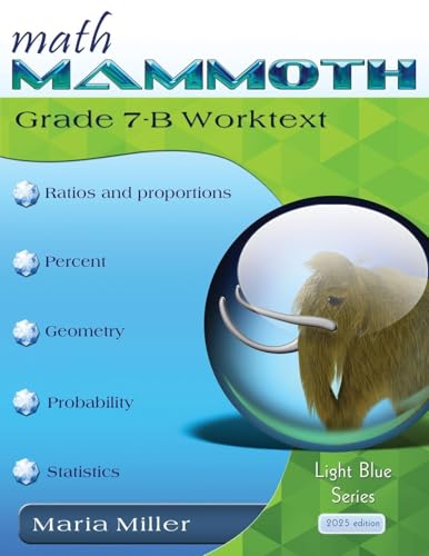 Math Mammoth Grade 7-B Worktext Math Mammoth Grade 7-B Worktext von Math Mammoth