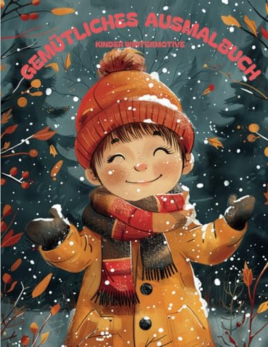 Niedliche Winter-Malvorlagen für Kinder | 41 Bildvorlagen von Independently published