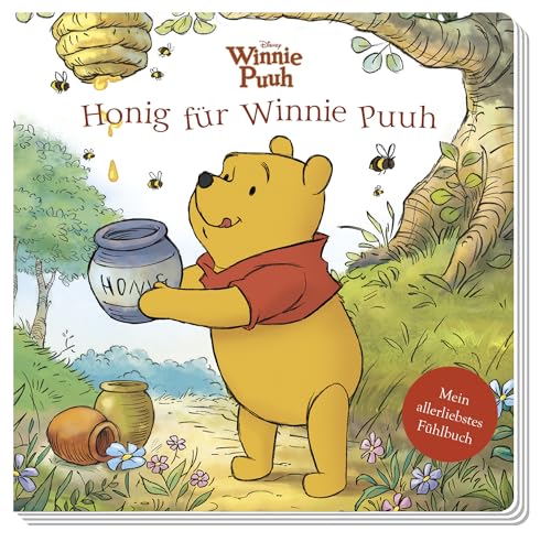 Disney Winnie Puuh: Honig für Winnie Puuh - Mein allerliebstes Fühlbuch: Pappbilderbuch mit Fühlelementen von Panini