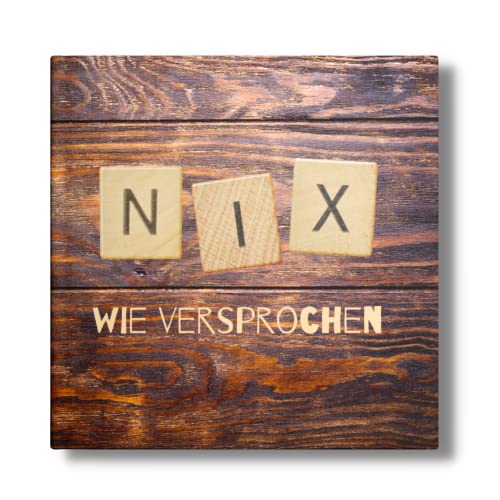 NIX Geschenk: "Nix...wie versprochen!". Das perfekte Geschenk für alle, die sich nichts gewünscht haben. (NIX- Für alle ohne Wunschzettel, Band 7)