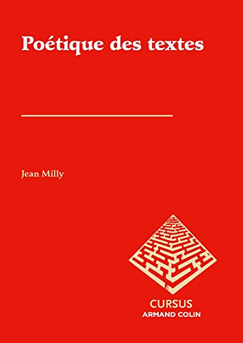 Poétique des textes von ARMAND COLIN