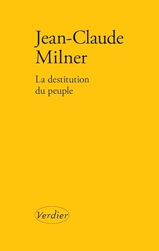 La destitution du peuple