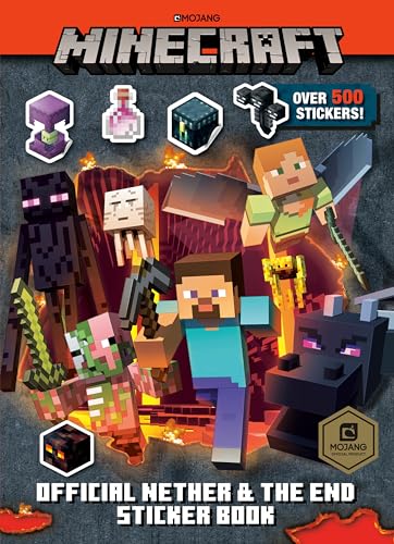 Minecraft Official the Nether and the End Sticker Book