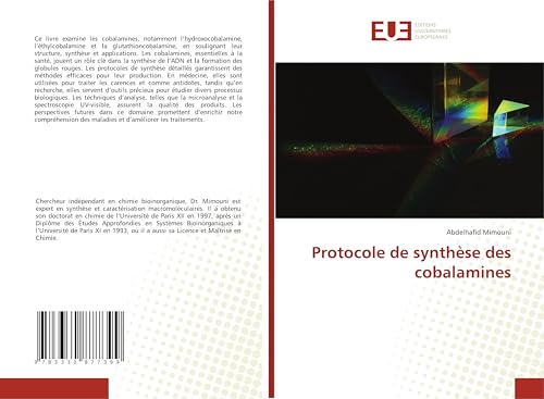Protocole de synthèse des cobalamines Protocole de synthèse des cobalamines von Éditions universitaires européennes