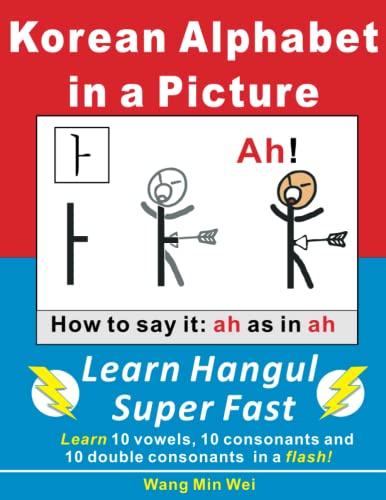 Korean Alphabets in a Picture: Learn Korean Alphabets (Hangul) Super Fast von Independently Published