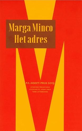 P.C. Hooft-prijs voor verhalend proza 2019 aan Marga Minco (Het adres - P.C. Hooft-prijs)