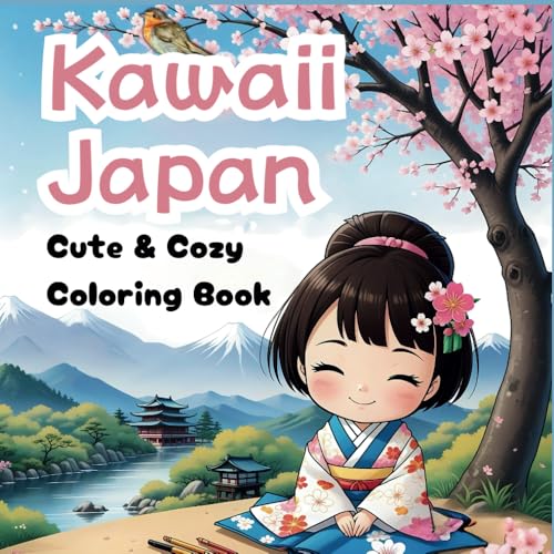 Kawaii Japan: A Cute & Cozy Coloring Book For Adults and Kids: Featuring 50 Bold and Easy Illustrations of Comfy Japanese Scenes. Colouring for Relaxation, Calmness and Stress Relief for All Ages. Kawaii Japan: A Cute & Cozy Coloring Book For Adults and Kids: Featuring 50 Bold and Easy Illustrations of Comfy Japanese Scenes. Colouring for Relaxation, Calmness and Stress Relief for All Ages. von Independently published