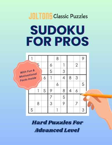 Sudoku Book For Pros: Challenging & Difficult Sudoku Puzzles For Advanced Level | 8.5x11 inches, 120 pages | 200+ Hard Entertainment Puzzles For Adults (With Fun Facts & Motivational Messages Inside) von Independently published