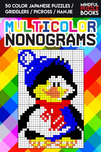 Multicolor nonograms: 50 color Japanese Puzzles / Griddlers / Picross / Hanjie (Colour Hanjie, Band 1)