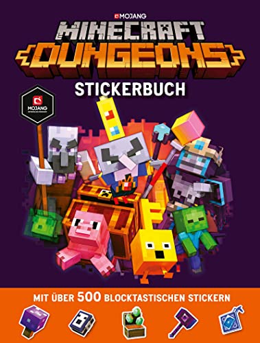 Minecraft Dungeons Stickerbuch: Ein offizielles Minecraft-Stickerbuch
