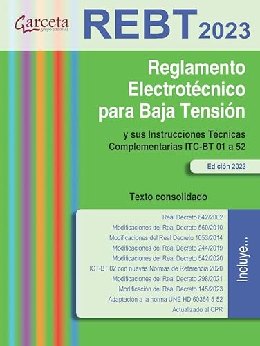 REBT 2023.: Reglamento Electrotecnico para baja tensión von Ibergarceta Publicaciones S.L.