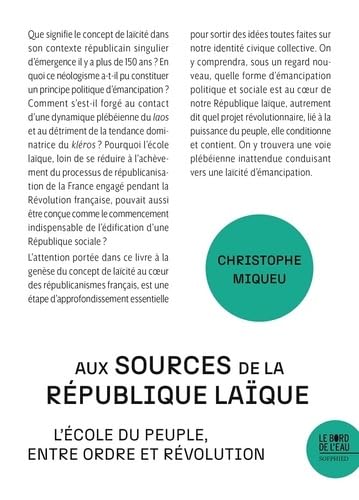 Aux sources de la République laïque: Entre ordre et révolution Aux sources de la République laïque: Entre ordre et révolution von BORD DE L EAU