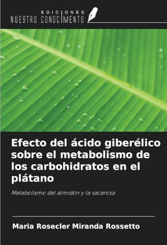 Efecto del ácido giberélico sobre el metabolismo de los carbohidratos en el plátano: Metabolismo del almidón y la sacarosa