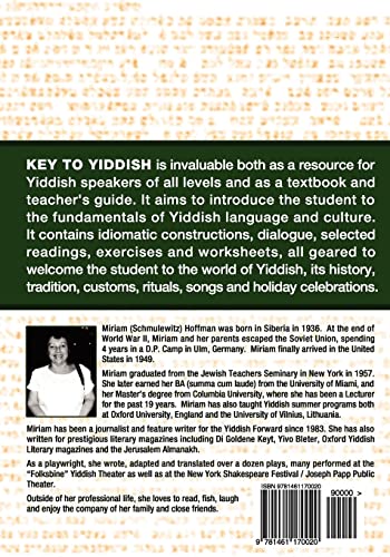 Key To Yiddish von CREATESPACE