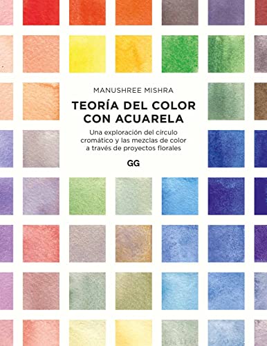 Teoría del color con acuarela: Una exploración del círculo cromático y las mezclas de color a través de proyectos florales