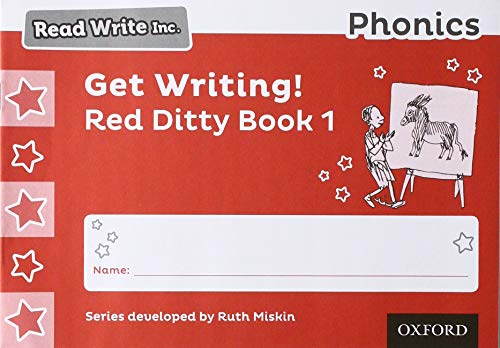 Read Write Inc - Phonics Get Writing! Red Ditty Book 1 Pack of 10 (NC READ WRITE INC - PHONICS)