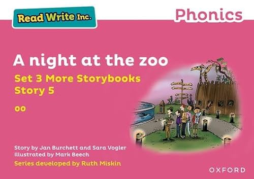Read Write Inc Phonics: Pink Set 3 More Storybook 5 A night at the zoo von Oxford University Press