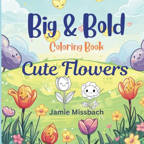 Big & Bold Flowers (Bold and Easy Coloring Book) von Independently published