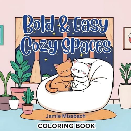 Bold and Easy Cozy Spaces (Bold and Easy Coloring Book) von Independently published
