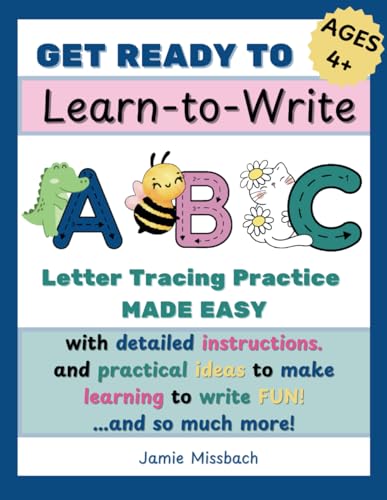 Get Ready to Learn-to-Write: Letter Tracing Practice Made Easy von Independently published