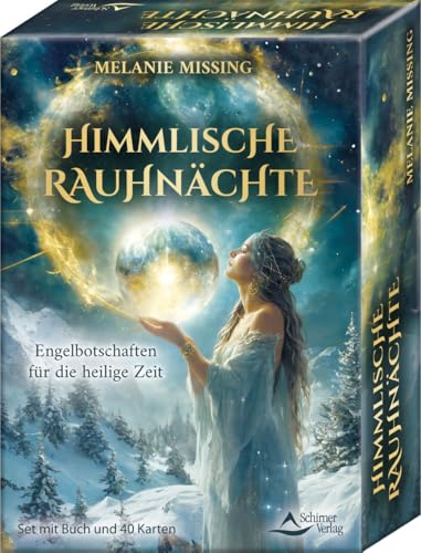 Himmlische Rauhnächte - Engelsbotschaften für die heilige Zeit: - Set mit Buch und 40 Karten von Schirner Verlag