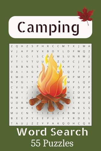Camping Word Search Puzzle: For adults, puzzle book, Anxiety relief and relaxation. 6x9 inches,110 pages, 50 + puzzles... Gift for vacations, Holidays and free times Camping Word Search Puzzle: For adults, puzzle book, Anxiety relief and relaxation. 6x9 inches,110 pages, 50 + puzzles... Gift for vacations, Holidays and free times von Independently published