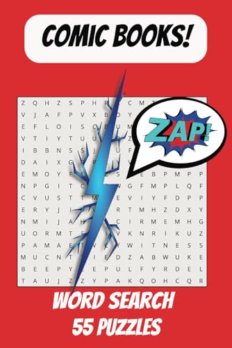 Comic Books! Word Search 55 Puzzles Comic Books! Word Search 55 Puzzles von Independently published