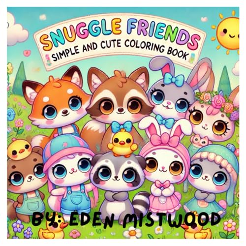 Snuggle Friends Simple and Cute Coloring Book: Eden Mistwood Snuggle Friends Simple and Cute Coloring Book: Eden Mistwood von Independently published