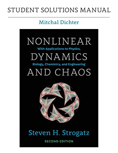 Student Solutions Manual for Nonlinear Dynamics and Chaos, 2nd edition von CRC Press