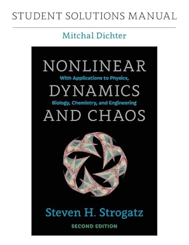 Student Solutions Manual for Nonlinear Dynamics and Chaos, 2nd edition von CRC Press