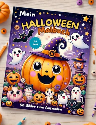 Mein Halloween Malbuch: 2-5 Jahre mit 50 Bildern zum Ausmalen Mein Halloween Malbuch: 2-5 Jahre mit 50 Bildern zum Ausmalen von Independently published