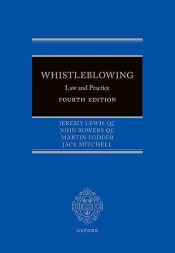 Whistleblowing: Law and Practice