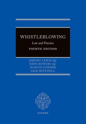 Whistleblowing: Law and Practice