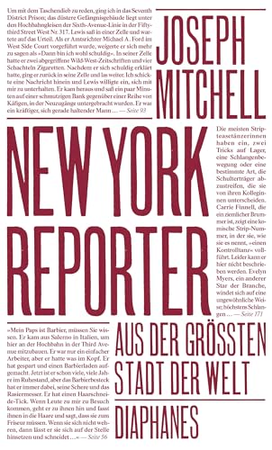 New York Reporter: Aus der größten Stadt der Welt (Literatur)