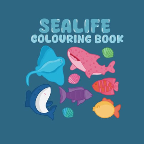 Sea life colouring book von Independently published