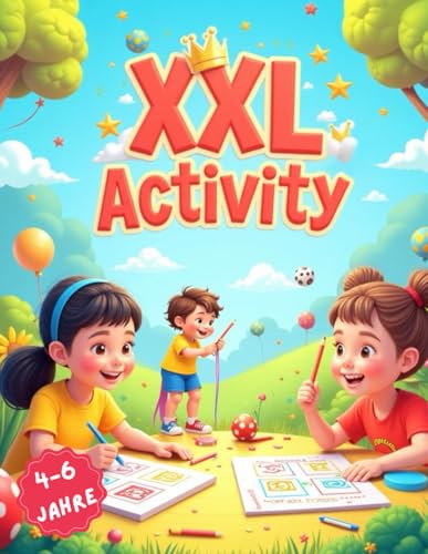XXL Activity Buch für Kinder 4-6 Jahren 460 Seiten Spaß: Kinderbuch mit Aufgaben Activity für unterwegs XXL Activity Buch für Kinder 4-6 Jahren 460 Seiten Spaß: Kinderbuch mit Aufgaben Activity für unterwegs