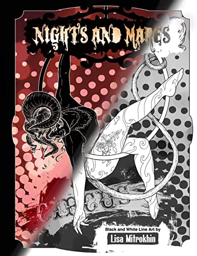 Nights And Mares: Circus - Black and White Line Art von Createspace Independent Publishing Platform