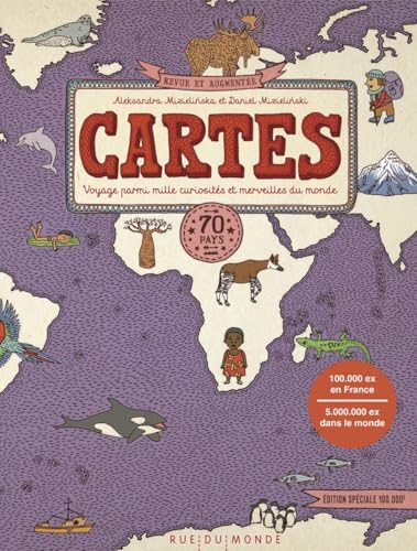Cartes – Édition revue et augmentée pour le 100 000e exempla: 70 cartes - Voyage parmi mille curiosités et merveilles du monde von RUE DU MONDE