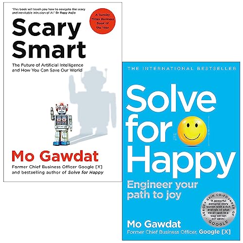 Mo Gawdat Collection 2 Books Set (Solve For Happy, Scary Smart [Hardcover])