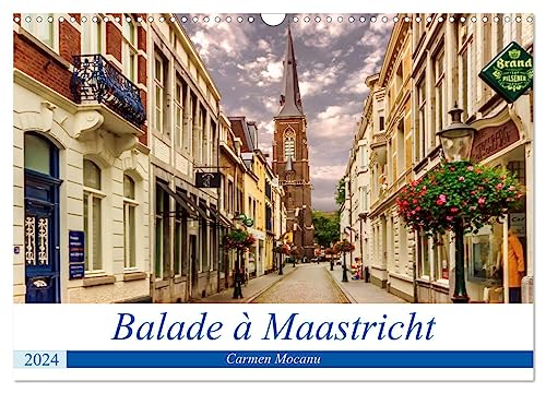 Balade à Maastricht (Wandkalender 2024 DIN A3 quer), CALVENDO Monatskalender von CALVENDO