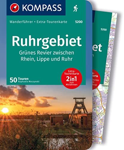 KOMPASS Wanderführer Ruhrgebiet, 50 Touren mit Extra-Tourenkarte: GPS-Daten zum Download