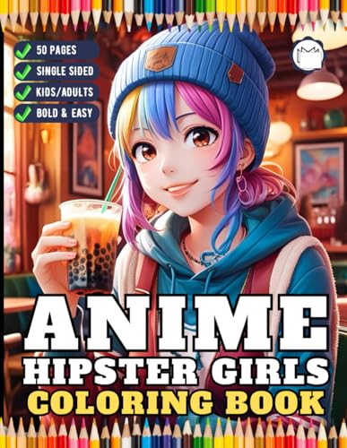 50 Pages Anime Hip Hop Hipster Girls Coloring Book Gift for Adult Women Girls Teens Young Kids Youth One Sided Manga Anime Girls Coloring Activity ... Anime Girls Coloring Book for Anime Lovers 50 Pages Anime Hip Hop Hipster Girls Coloring Book Gift for Adult Women Girls Teens Young Kids Youth One Sided Manga Anime Girls Coloring Activity ... Anime Girls Coloring Book for Anime Lovers von Independently published