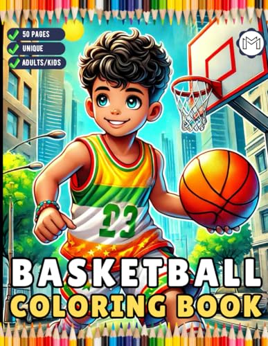 50 Pages Basketball Coloring Book Gift for Adults Kids Men Women Boys Girls Teens Youth Basketball Player Coloring Activity Book Basketball Coloring ... Book Funny Basketball Theme Coloring Book 50 Pages Basketball Coloring Book Gift for Adults Kids Men Women Boys Girls Teens Youth Basketball Player Coloring Activity Book Basketball Coloring ... Book Funny Basketball Theme Coloring Book von Independently published