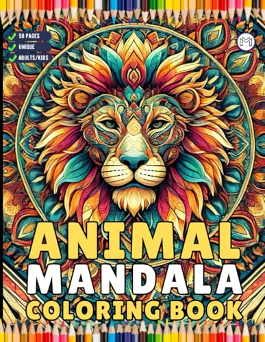 50 Pages Bold and Easy Animal Mandala Coloring Book Gift for Adults Kids Men Women Boys Girls Teens Youth Animal Mandala Coloring Activity Book for ... Sheets Book for Birthday Holiday Present 50 Pages Bold and Easy Animal Mandala Coloring Book Gift for Adults Kids Men Women Boys Girls Teens Youth Animal Mandala Coloring Activity Book for ... Sheets Book for Birthday Holiday Present von Independently published