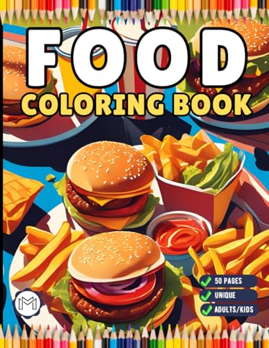 50 Pages Bold and Easy Food Coloring Book Gift for Adults Kids Men Women Boys Girls Teens Fast Food Lover Foodie Food Fruit Coloring Sheets Stress ... Kawaii Dessert Coloring Book for Children 50 Pages Bold and Easy Food Coloring Book Gift for Adults Kids Men Women Boys Girls Teens Fast Food Lover Foodie Food Fruit Coloring Sheets Stress ... Kawaii Dessert Coloring Book for Children von Independently published