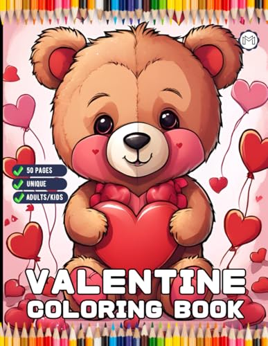 50 Pages Cute Animals Valentine Day Coloring Book Gift for Adults Kids Men Women Boys Girls Teens Youth Cozy Bold and Easy Valentine Day Animal Lover ... Valentine's Day Coloring Sheets for Children 50 Pages Cute Animals Valentine Day Coloring Book Gift for Adults Kids Men Women Boys Girls Teens Youth Cozy Bold and Easy Valentine Day Animal Lover ... Valentine's Day Coloring Sheets for Children von Independently published